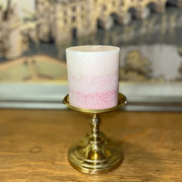 VINTAGE BRASS-STYLE CANDLE HOLDER - Picture 5 of 13